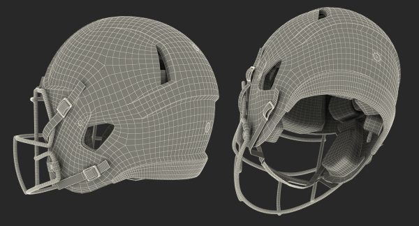 New Orleans Saints Football Player Helmet