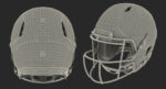 New Orleans Saints Football Player Helmet