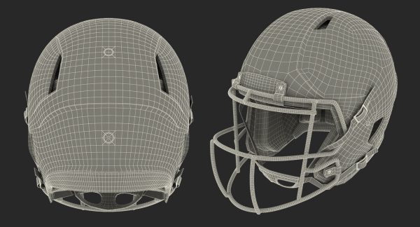New Orleans Saints Football Player Helmet