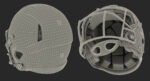 New Orleans Saints Football Player Helmet
