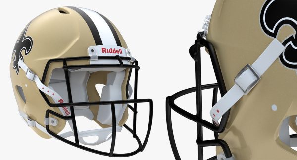 New Orleans Saints Football Player Helmet