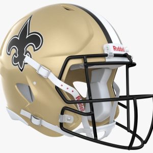 New Orleans Saints Football Player Helmet