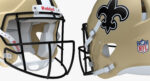 New Orleans Saints Football Player Helmet