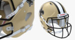 New Orleans Saints Football Player Helmet