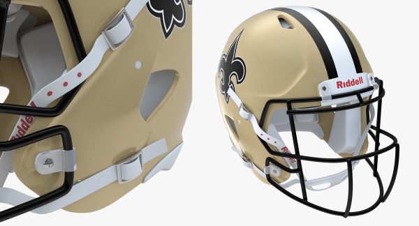 New Orleans Saints Football Player Helmet