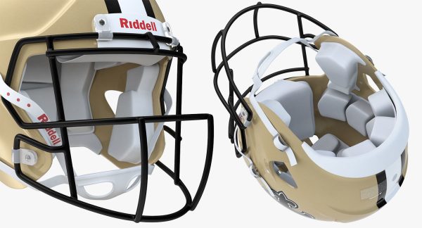 New Orleans Saints Football Player Helmet