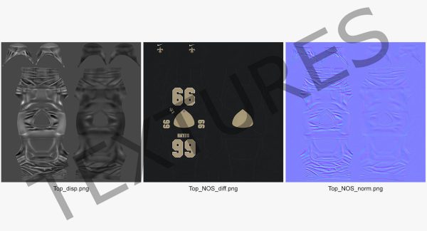 New Orleans Saints Football Top Uniform
