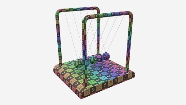 Newton Cradle Balance Steel Balls 01