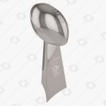 NFL Vince Lombardi Trophy 3D Model