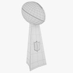NFL Vince Lombardi Trophy 3D Model