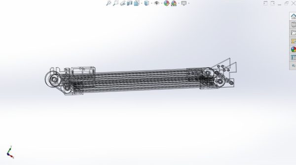 No motor drives the assembly line