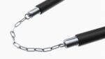 Nunchaku with chain light plastic