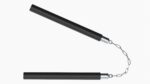 Nunchaku with chain light plastic