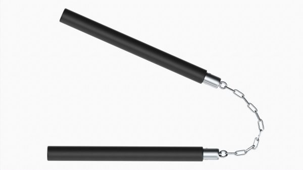 Nunchaku with chain light plastic