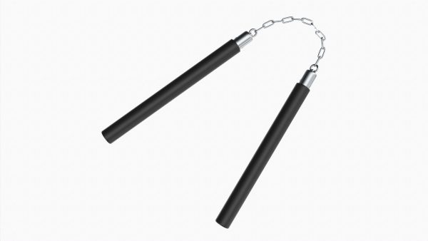 Nunchaku with chain light plastic