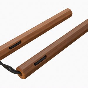 Nunchaku wood octagonal lace