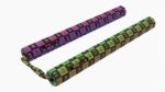 Nunchaku wood octagonal lace