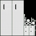 Nunchaku wood octagonal lace