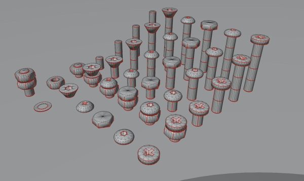 Nut and Bolt Package 4 Basic Version