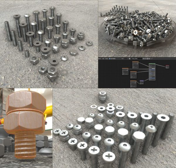 Nut and Bolt Package 4 Basic Version