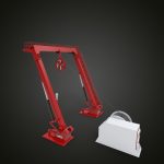 Offshore crane and deck crane 1
