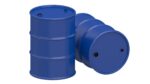 Oil Barrel blue