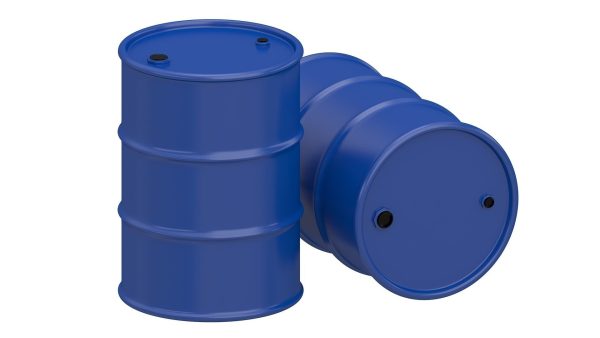 Oil Barrel blue