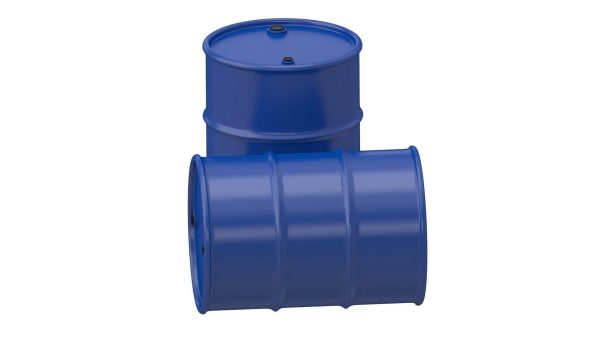 Oil Barrel blue