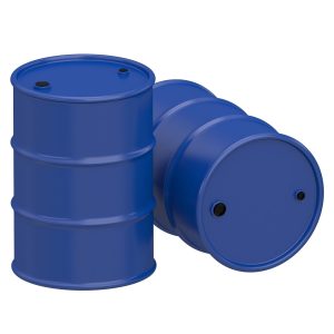 Oil Barrel blue