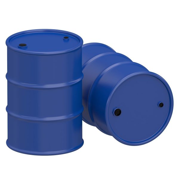 Oil Barrel blue