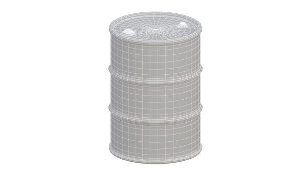 Oil Barrel blue