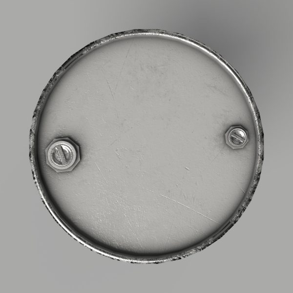 Oil Barrel Drum Metal Rusty Red Blue