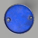 Oil Barrel Drum Metal Rusty Red Blue