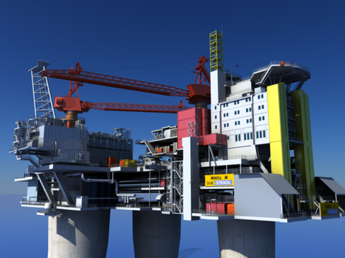Oil Gas Platform