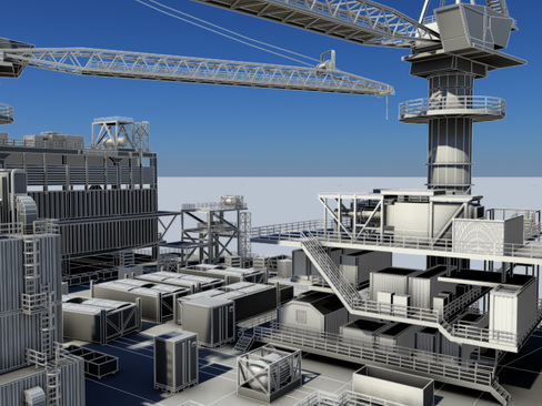 Oil Gas Platform