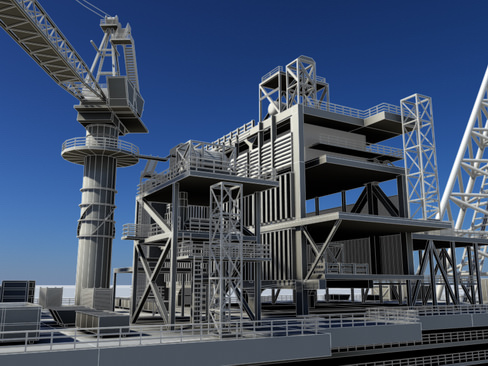 Oil Gas Platform