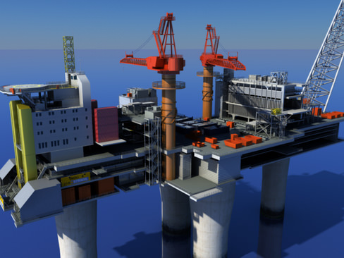 Oil Gas Platform