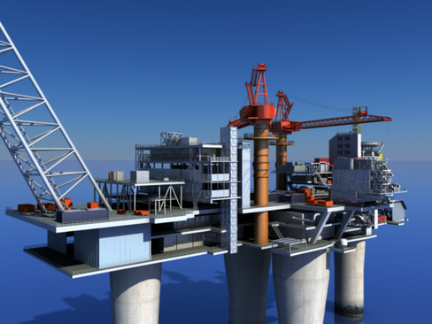 Oil Gas Platform