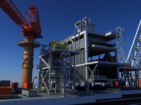 Oil Gas Platform
