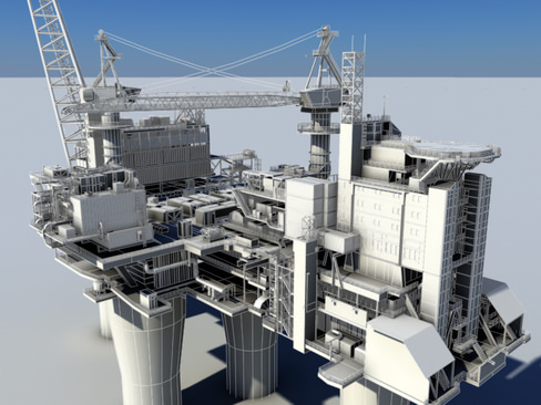 Oil Gas Platform