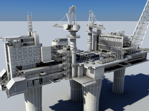 Oil Gas Platform
