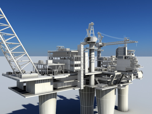 Oil Gas Platform