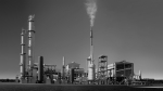 Oil Refinery Low Poly Model