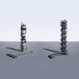 oil-refinery-pack-3d-model-low-poly-obj-fbx-unitypackage-uasset
