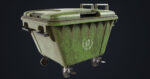 Old Dirty Dustbin All PBR Unity UE Textures Included