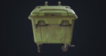 Old Dirty Dustbin All PBR Unity UE Textures Included