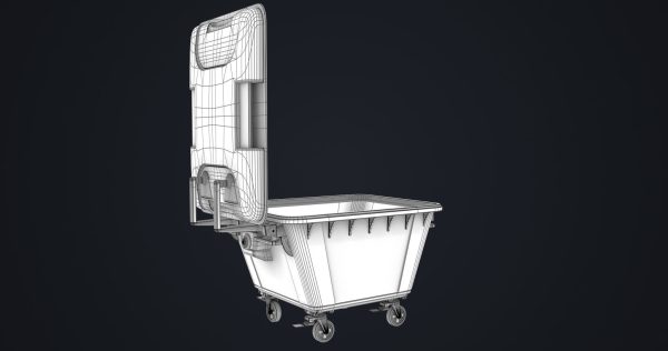 Old Dirty Dustbin All PBR Unity UE Textures Included