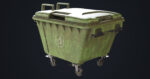 Old Dirty Dustbin All PBR Unity UE Textures Included