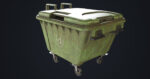 Old Dirty Dustbin All PBR Unity UE Textures Included