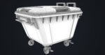 Old Dirty Dustbin All PBR Unity UE Textures Included